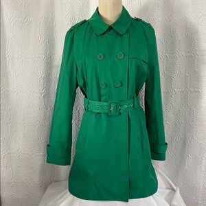 Kenneth Cole Reaction Emerald Trench Coat